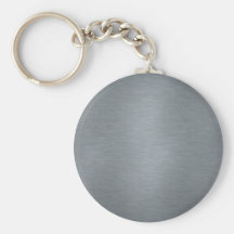 Brushed Steel Key Chain
