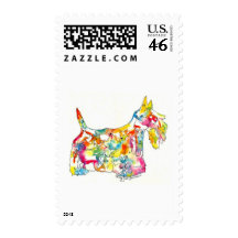 Brushfolks Scotties in A Scotty Stamps