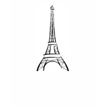 Brushstroke Eiffel Tower t-shirts by White_Wedding Brushstroke Eiffel Tower t-shirts