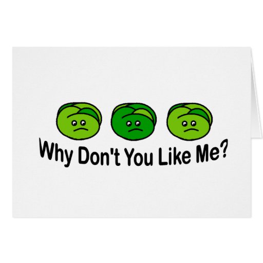 Brussel Sprouts Greeting Card