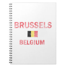 Brussels Belgium Designs Notebook