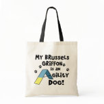 Brussels Griffon Agility Dog Tote Bags