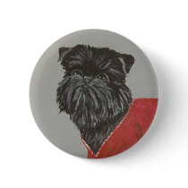 BRUSSELS GRIFFON DOG BUTTON