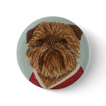 BRUSSELS GRIFFON DOG BUTTON