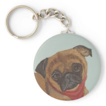 BRUSSELS GRIFFON DOG KEYCHAIN