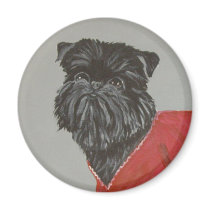 BRUSSELS GRIFFON DOG MAGNET magnets