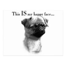 Brussels Griffon Happy Face Post Cards