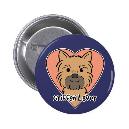 Brussels Griffon Lover Pinback Button
