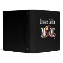 Brussels Griffon Mom 3 Ring Binders