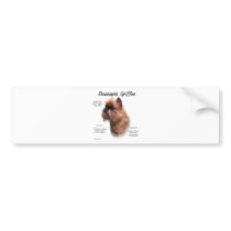 Brussels Griffon (rough) History Design Bumper Sticker