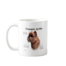 Brussels Griffon (rough) History Design Mugs