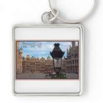 Brussels - The Grand Place Key Chain