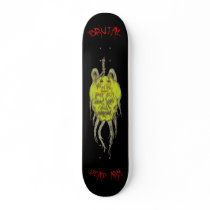 bRuTaL and Dead Arm Logo Skateboard by DeadArm bRuTaL and Dead Arm Logo Skateboard
