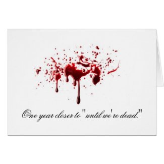 Brutal Anniversary Card