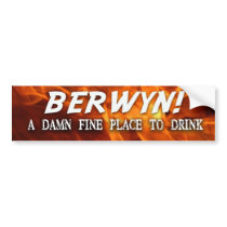Brutal Muse "BERWYN" Bumpersticker by BrutalMuse78 Brutal Muse "BERWYN" Bumpersticker