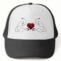Brutal Muse "Heartvenom" Trucker Hat by BrutalMuse78 Brutal Muse "Heartvenom" Trucker Hat