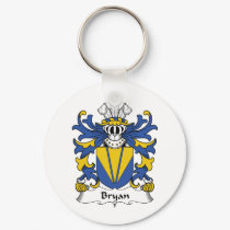 Bryan Family Crest keychains