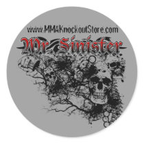Bryan "Mr. Sinister" Kemp MMA Fighter Sticker