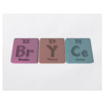 Bryce as Bromine Yttrium Cerium flyers