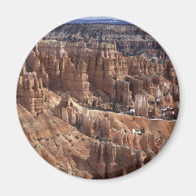 Bryce Canyon in The Winter Refrigerator Magnets