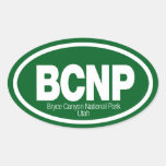 Bryce Canyon National Park Oval Stickers