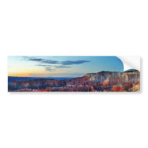 Bryce Canyon Sunrises Clouds bumper stickers by lifesphere Bryce Canyon Sunrises Clouds bumper stickers