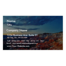 Bryce Canyon Sunrises Clouds Business Card Templates