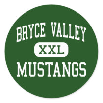 Bryce Valley - Mustangs - High - Tropic Utah stickers by customteamsportswear Bryce Valley - Mustangs - High - Tropic Utah stickers