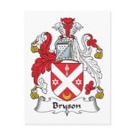 Bryson Family Crest Postcards