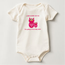BS Cute Owl-I'm going to be a big sister t-shirts