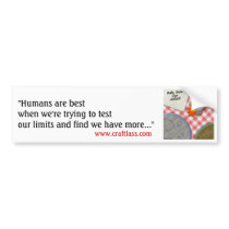 BSfN "Humans" Bumper Sticker bumper stickers