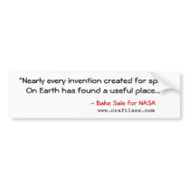 BSfN "Inventions" Bumper Sticker bumper stickers