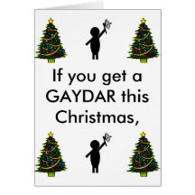 bsg gaydar, christmas tree, christmas tree, chr... cards