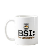 BSI:  Bear Scene Investigation mugs