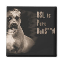 BSL is pure BS square magnet by quacked BSL is pure BS square magnet