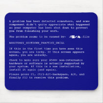BSOD mousepad
