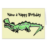 BT- Gator Birthday Card