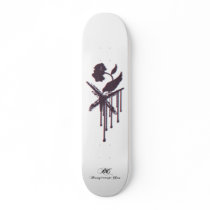 BTC 3-D logo skate deck skateboards by beautythroughchaos BTC 3-D logo skate deck skateboards