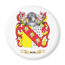 Bub Coat of Arms (Family Crest) Refrigerator Magnet