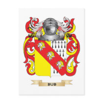 Bub Coat of Arms (Family Crest) Postcards
