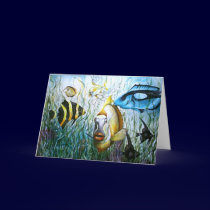 Bubba and Friends Greeting Card by artbyjolyn Bubba and Friends Greeting Card