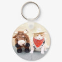 Bubba & Bull keychains by myrtieshuman Bubba & Bull keychains
