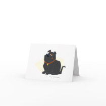 Bubba the Fat Lab Thank You Card by adrianropp Bubba the Fat Lab Thank You Card