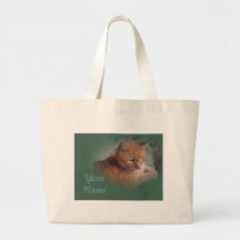 Bubba the Orange Tabby Tomcat Tote Bag