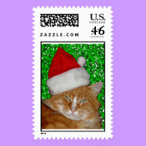 Bubba With Santa Hat Stamp