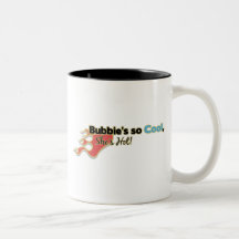 Bubbie's So Cool She's Hot Coffee Mugs