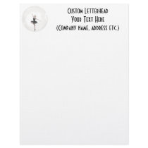 Bubble Ballerina 1 Personalized Letterhead