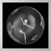 Bubble Ballerina 1 Print