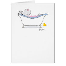 BUBBLE BATH GREETING CARDS