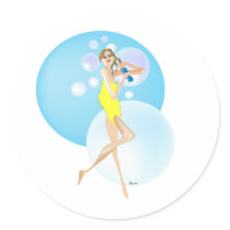 Bubble Bath stickers